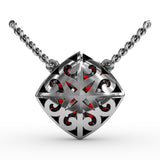 14Kt White Gold  Color Fashion Pendants