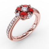 14Kt Rose Gold Color Fashion Fashion Rings