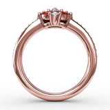 14Kt Rose Gold Color Fashion Fashion Rings