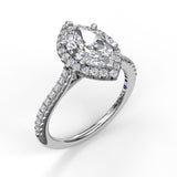 14Kt White Gold Bridal Engagement Rings