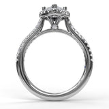14Kt White Gold Bridal Engagement Rings