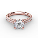 18Kt Rose Gold Bridal Engagement Rings