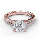 14Kt Rose Gold Bridal Engagement Rings