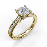 14Kt Yellow Gold Bridal Engagement Rings