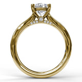 14Kt Yellow Gold Bridal Engagement Rings