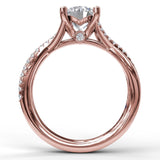 18Kt Rose Gold Bridal Engagement Rings