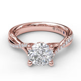 18Kt Rose Gold Bridal Engagement Rings