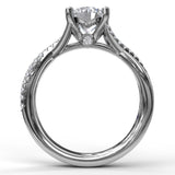 18Kt White Gold Bridal Engagement Rings