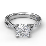 18Kt White Gold Bridal Engagement Rings