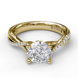 18Kt Yellow Gold Bridal Engagement Rings