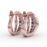 14Kt Rose Gold Color Fashion Earrings