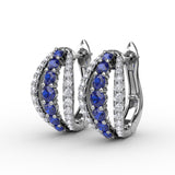 14Kt White Gold Color Fashion Earrings