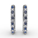 14Kt White Gold Color Fashion Earrings