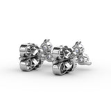 14Kt White Gold Diamond Fashion Earrings