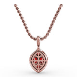 14Kt Rose Gold  Color Fashion Pendants