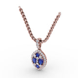 14Kt Rose Gold  Color Fashion Pendants