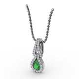 14Kt White Gold  Color Fashion Pendants