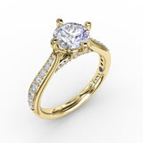 14Kt Yellow Gold Bridal Engagement Rings