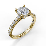 14Kt Yellow Gold Bridal Engagement Rings