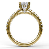 14Kt Yellow Gold Bridal Engagement Rings