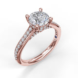 14Kt Rose Gold Bridal Engagement Rings