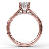 14Kt Rose Gold Bridal Engagement Rings