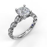 18Kt White Gold Bridal Engagement Rings