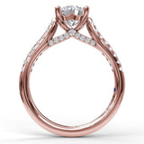 18Kt Rose Gold Bridal Engagement Rings