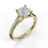 18Kt Yellow Gold Bridal Engagement Rings