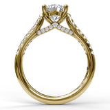 18Kt Yellow Gold Bridal Engagement Rings