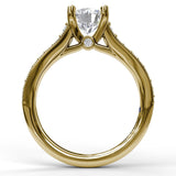 14Kt Yellow Gold Bridal Engagement Rings