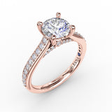 14Kt Rose Gold Bridal Engagement Rings