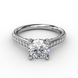 14Kt White Gold Bridal Engagement Rings