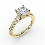 14Kt Yellow Gold Bridal Engagement Rings