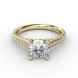 14Kt Yellow Gold Bridal Engagement Rings