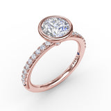 18Kt Rose Gold Bridal Engagement Rings