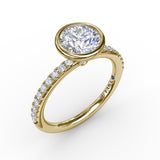 18Kt Yellow Gold Bridal Engagement Rings