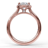 18Kt Rose Gold Bridal Engagement Rings