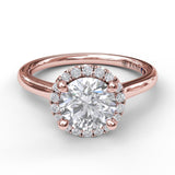 18Kt Rose Gold Bridal Engagement Rings