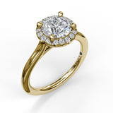 18Kt Yellow Gold Bridal Engagement Rings