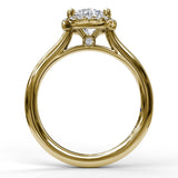 18Kt Yellow Gold Bridal Engagement Rings