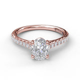 18Kt Rose Gold Bridal Engagement Rings