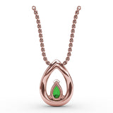 14Kt Rose Gold Color Fashion Pendants