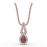 14Kt Rose Gold  Color Fashion Pendants