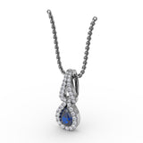 14Kt White Gold  Color Fashion Pendants