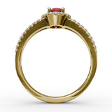 14Kt Yellow Gold Color Fashion Fashion Rings