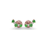 14Kt Rose Gold Color Fashion Earrings