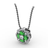 14Kt White Gold Color Fashion Pendants