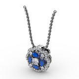14Kt White Gold Color Fashion Pendants