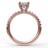 18Kt Rose Gold Bridal Engagement Rings